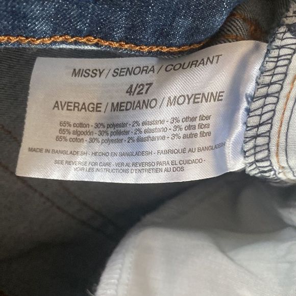 🔴 2 for $25 NEW! WOMENS CHAPS MID RISE CROP KICK JEAN! FLARE JEAN! - Picture 5 of 12